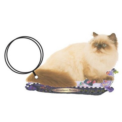 Himalayan Persian Cat Keychain w/Mirrored Back (2 Square Inch)