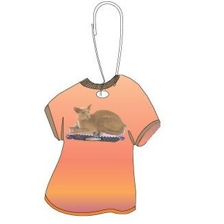 Oriental Shorthair Cat T-Shirt Zipper Pull