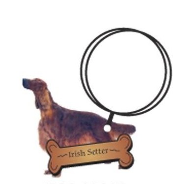 Irish Setter Keychain w/Mirrored Back (8 Square Inch)