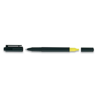 uni-ball® Combi Black/Yellow Ballpoint Pen & Highlighter