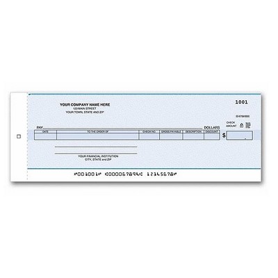 Center Checks - One-Write® Accounts Payable (2 Part)