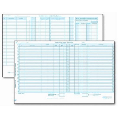One-Write® Computer Input Sales & Cash Receipt Journals