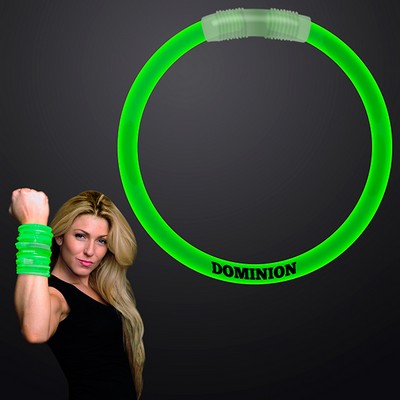8" Green Glow Bracelet - PRINTED