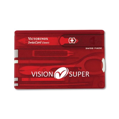Swiss Army® Ruby Red Swisscard Tools in Card Case