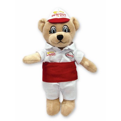 Custom Plush Fast Food Bear w/ Uniform