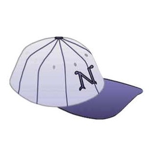 Baseball Cap Magnet w/ Full Magnetic Back (10 Square Inch)