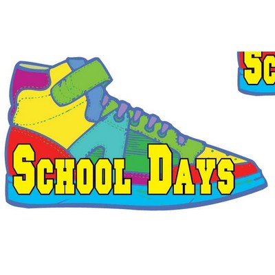 School Days Shoe Executive Magnet w/ Full Magnetic Back (10")