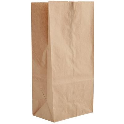 Natural Kraft SOS 25 Lb. Grocery Bag (8 1/4"x5 1/4"x18")