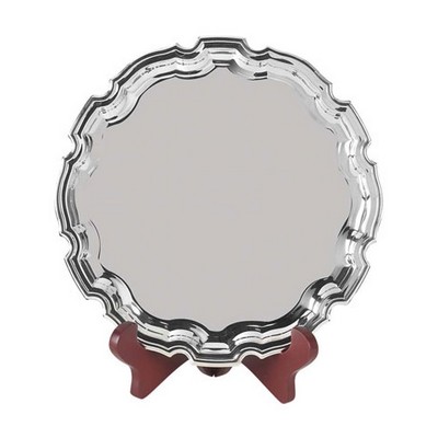 5" SWatkins Endurance Nickel Plated Chippendale Tray