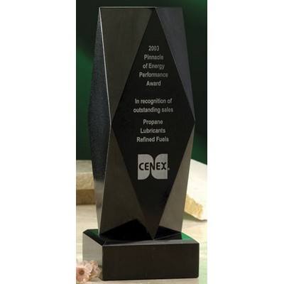 Large Black Marble Tower Award
