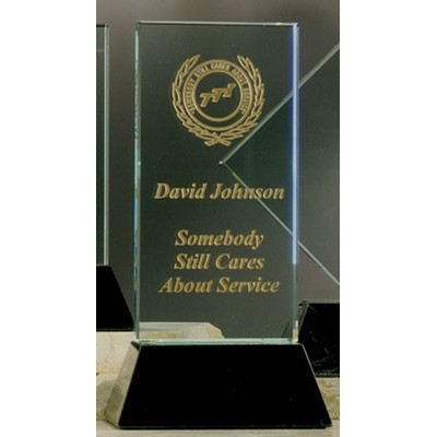 Jade Glass Rectangle Award (3"x5")