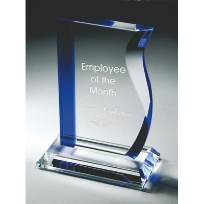 Whisper Optic Crystal Award (6"x 8¼")