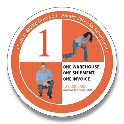 Magnet - 3.5" Diameter Circle - 25 Mil.