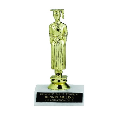 5 ½" Male Graduate Academic Trophy