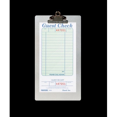 Clipcheck Aluminum Check Presenter w/ Silver Clip on Top (5" x 9")