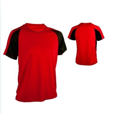 Adult Dazzle Cloth Soccer Jersey Shirt w/ Contrast Panel Sleeve