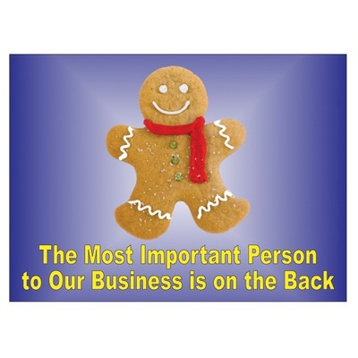 Gingerbread Man Rectangle Photo Hand Mirror (2½"x3½")