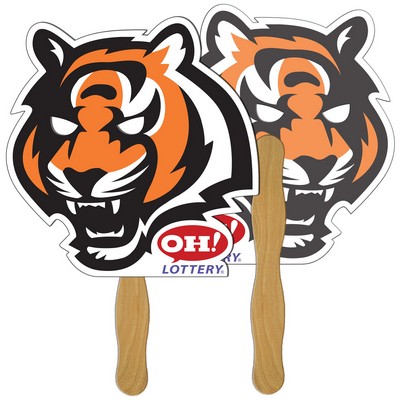 Tiger Hand Fan Full Color (2 Sides)