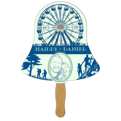 Bell Auction Hand Fan Full Color