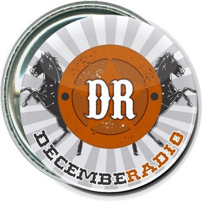 Music - December Radio - 1 1/2'' Round Button