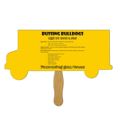 Moving Truck Hand Fan Full Color (1 Side)