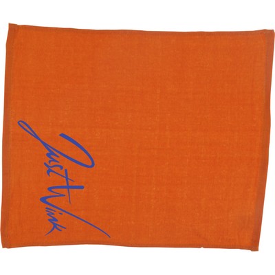 Velour Finish Sport Towel (1-color imprint) - Orange