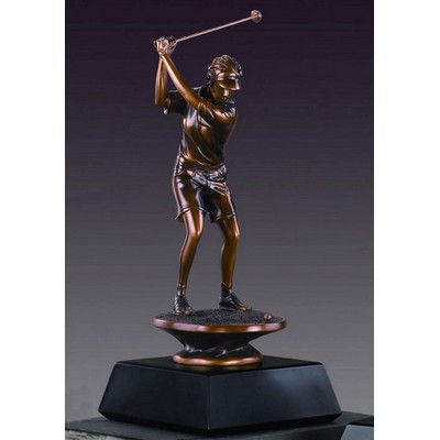 Golfer Female 10"H