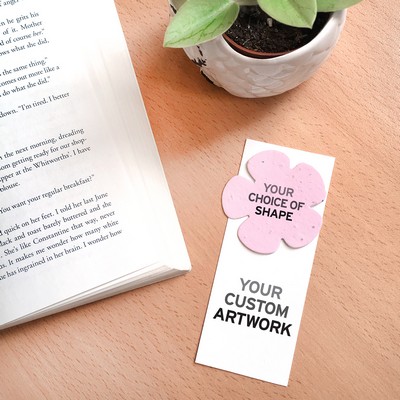 Single-Sided Small Eco Bookmark With Shape