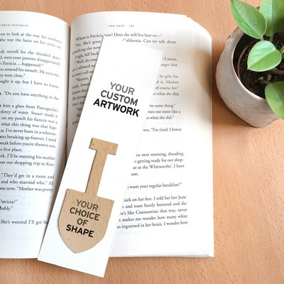 Single-Sided Large Eco Bookmark With Shape