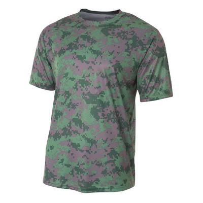 A4 Youth Camo Performance Tee Shirt