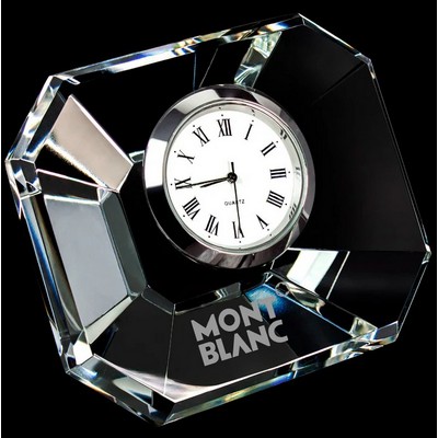 Mini Designer Crystal Rectangle Clock