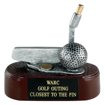 4 ½" Resin Golf Putter Trophy
