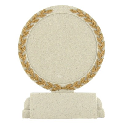 5½" Stone Resin Trophy w/Plain Center