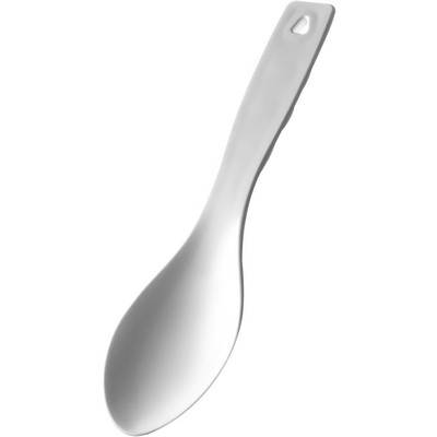 Heavy Duty 8" Spoon White
