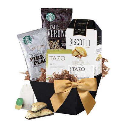 Starbucks® Coffee, Tea & Cookie Gift Basket