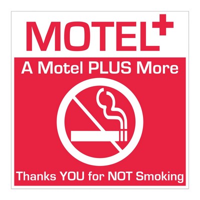 Square Sticker | Square Corner | 8" x 8" | White Static | Static Back | Screen