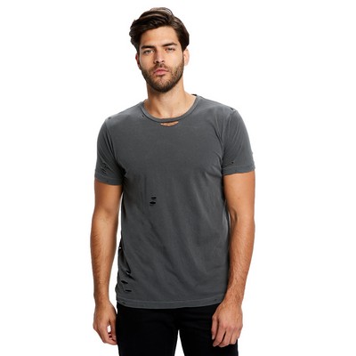 Men's Pigment Dyed Destroyed Tee