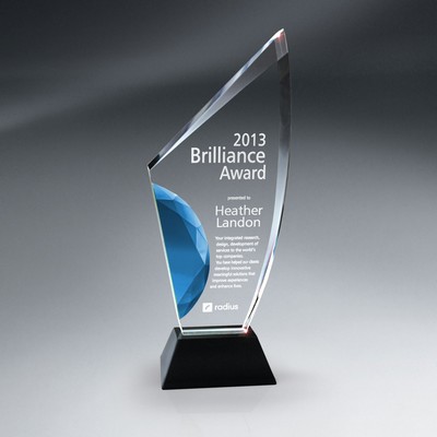Medium Vibrant Blue Gemstone Award