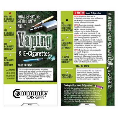 What Everyone Should Know About Vaping & E-Cigarettes Mini Slideguide - Personalized