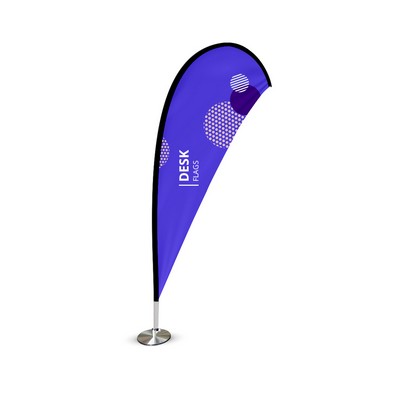 Desk Flags - Teardrop (Single Sided)(6.77" x 15")