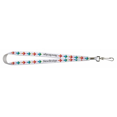 USA Made-Dye Sublimated Lanyard w/J-Hook (3/4" wide)