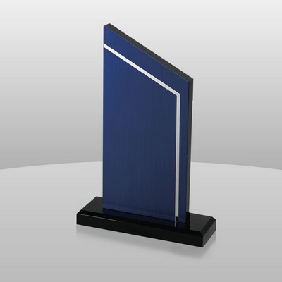 Cobalt Blue Aluminum Fusion (8" x 4" x 2")