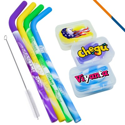 Ribbon Silicone Straw