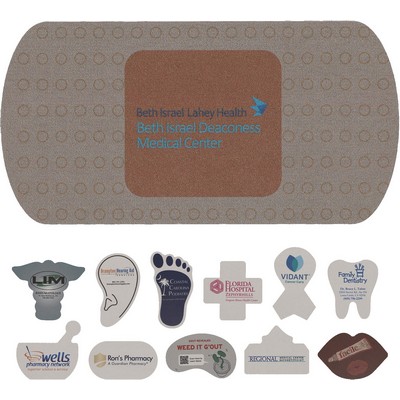 35 pt Stock Shape Pulpboard Coasters - Shape Category: Health