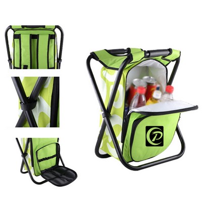 Portable Chair with Cooler Bag