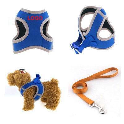 Small Cat and Dog Vest Harnesses with Reflective Strap