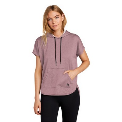 New Era ® Women's Performance Terry Short Sleeve Hoodie