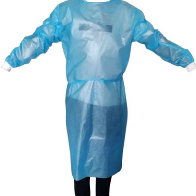 Bodysuit Safety Non Woven L2 Disposable Isolation Gown - Ocean