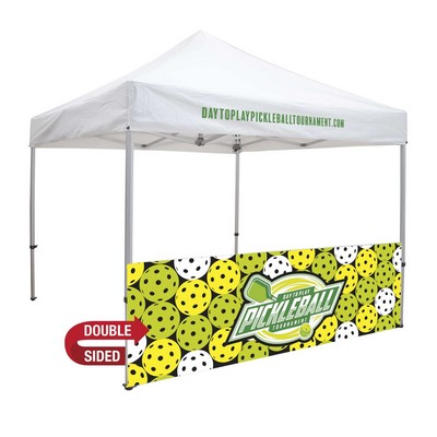 10' Elite Tent Half Wall Kit (Dye Sublimated, Double-Sided)