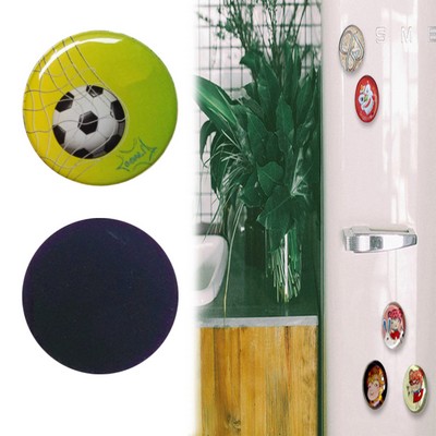 Round Epoxy Fridge Magnet